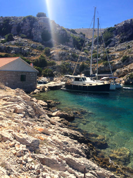 Stiniva cove at Kornat, Kornati islands, Adriatic Sea