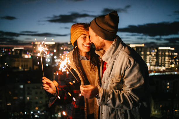 istock Couple celebrating New Year's Eve 2169724135