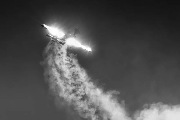 A small plane doing acrobatic moves in San Diego California.