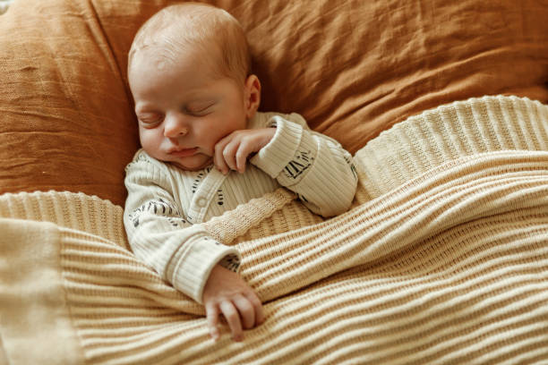 istock Cute Baby, Brothers, lying on his back 2169733876