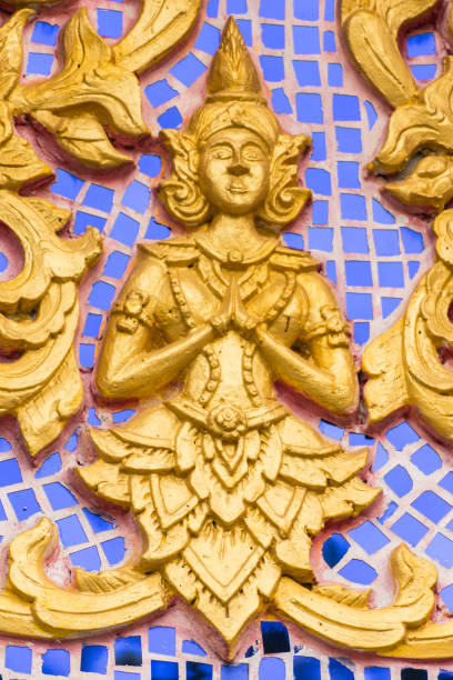 istock angel and traditional Thai style art 2169735116