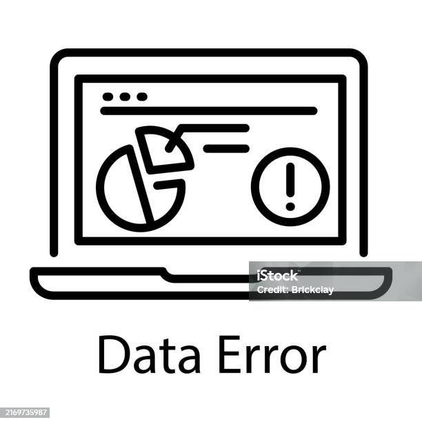Data Error Stock Illustration - Download Image Now - Chart, Data ...
