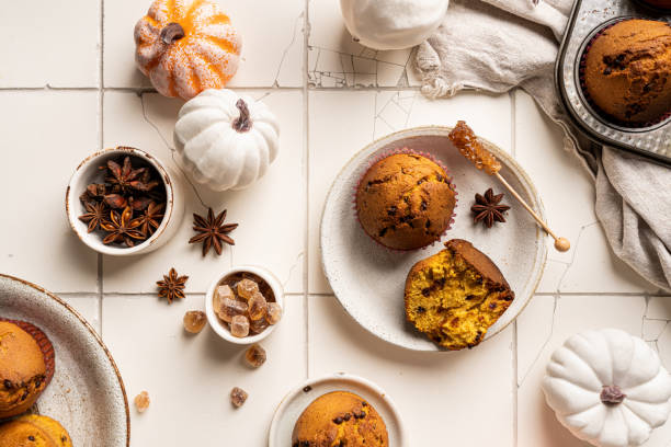 istock Homemade pumpkin muffins 2169744808