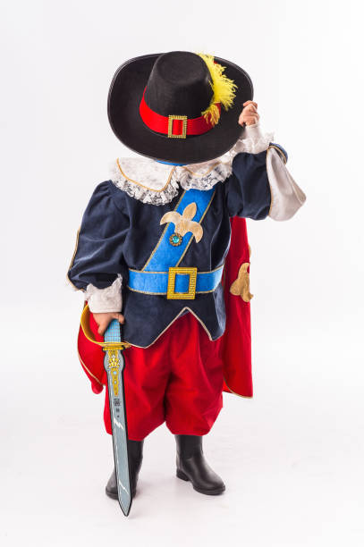 istock Fantastic disguise as a child musketeer for carnival 2169746090