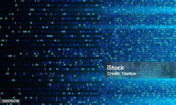 Neon Binary Data Software Programming Code Background Random Parts Of ...