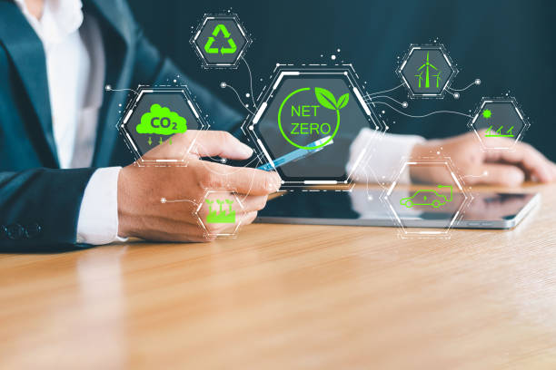 istock Developing sustainable and reduced CO2 emission concepts to reduce carbon dioxide emissions to limit global warming and climate change, and sustainable environmental management. 2169758058