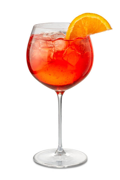 istock Alcoholic Spritz cocktail in goblet glass 2169758425