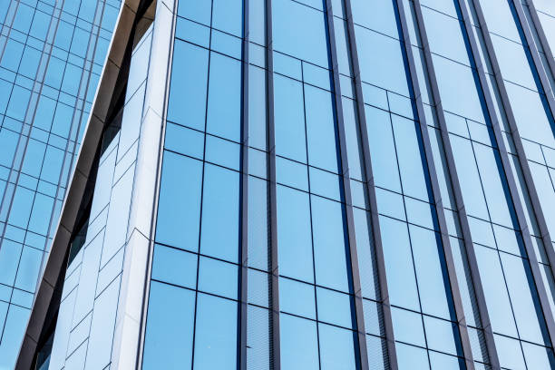 istock Modern architecture details background with metal and glass 2169758431