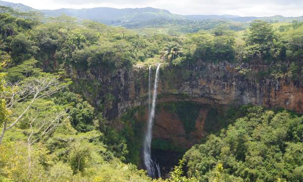 istock Chamarel Waterfall, West Coast, Chamarel, Mauritius Island 2169759177