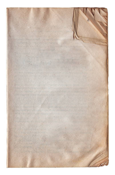 istock Vintage background of old ancient torn paper texture isolated 2169760699