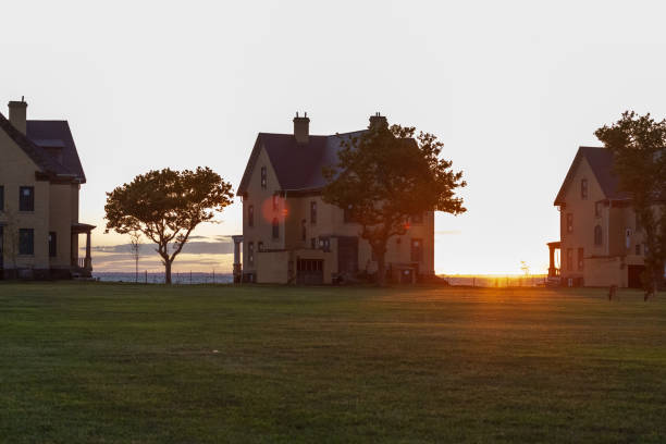 istock Officers Row at Fort Hancock during Sunset, Summer 2024 2169764995