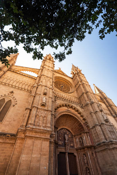 istock Palma de Mallorca Cathedral Facade Viewed from Below in Mallorca, Spain 2169769147