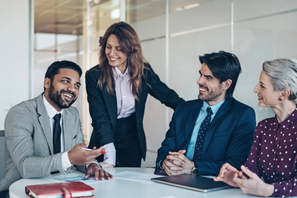 istock Discussing business solutions with the team in the office 2169784027