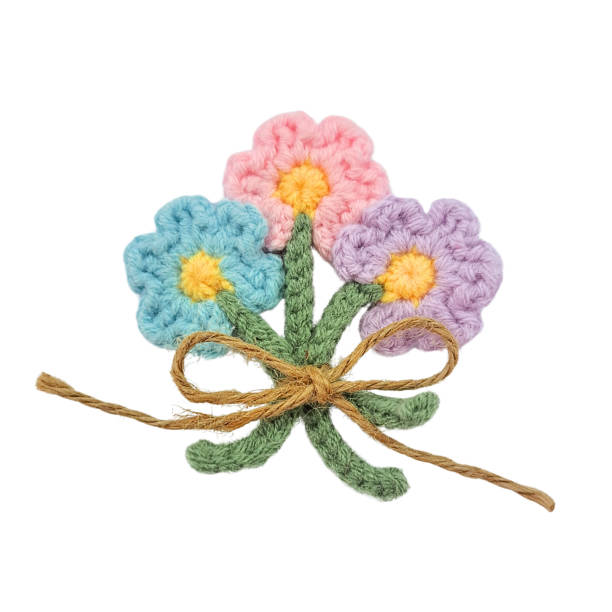 istock Little flower crochet bouquet 2169787390