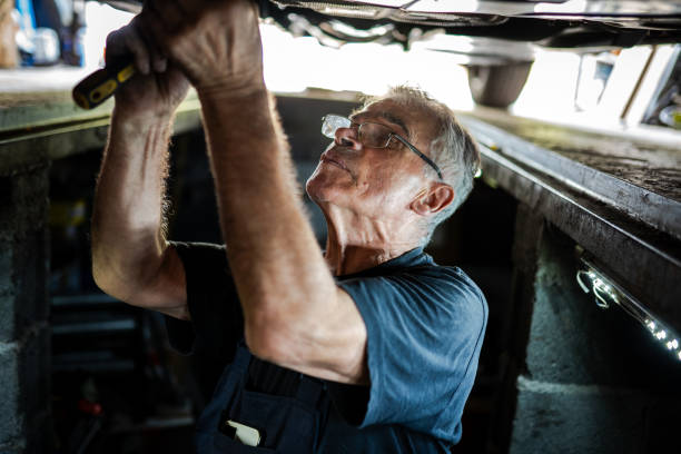 istock Senior Auto Mechanic 2169796297