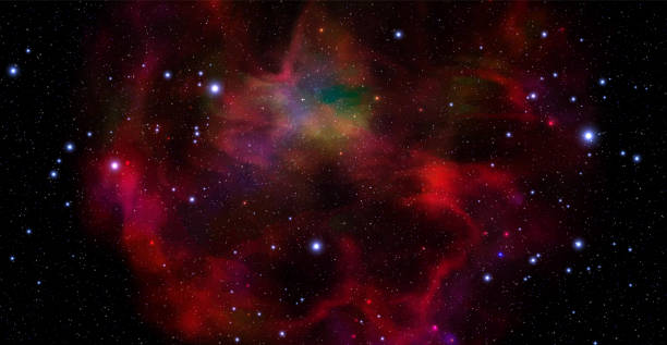 istock Space vector background with realistic nebula and shining stars. Magic colorful galaxy with stardust 2169802808