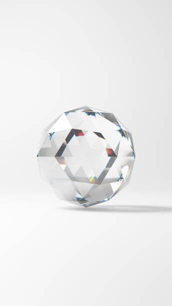 istock 3d illustration of sparkling round gemstones on white background.(Vertical) 2169810154