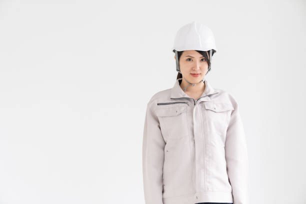 istock asian woman construction Worker 2169810653