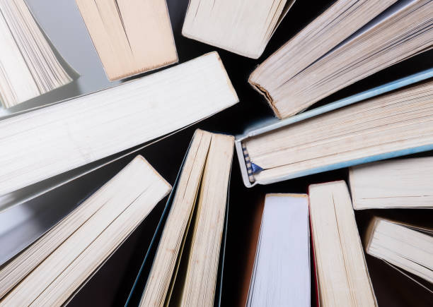 istock Book, Books on the table, education concept, Library, school 2169819501