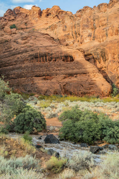 istock Water Flooding Snow Canyon Red Rocks 2169824537