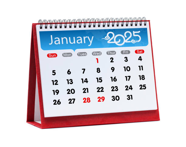 istock January calendar book in 2025 2169835583