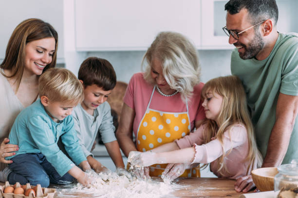 istock Multi-generation family having fun in the kitchen. 2169836793