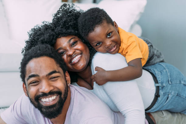 istock Happy family at home. 2169836826