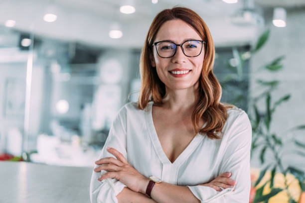 istock Confident businesswoman in modern office. 2169837239