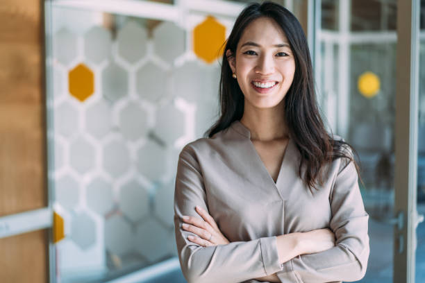 istock Confident businesswoman in modern office. 2169837622