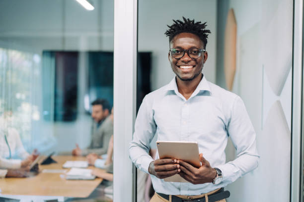 istock Confident businessman and his team. 2169837713