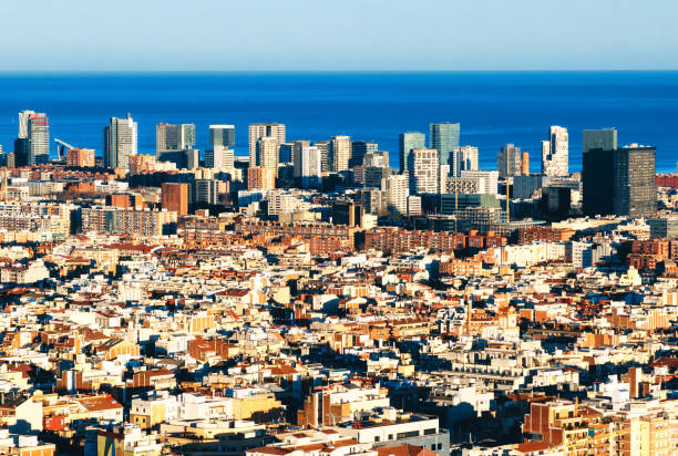 Barcelona cityscape, Spain