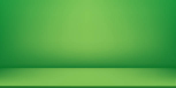 istock Green Background and Abstract Light,Shadow for Christmas Product Design, Modern Studio with podium stage stand with green neon light on floor,wall room.Vector Business Background with gradient color 2169838711
