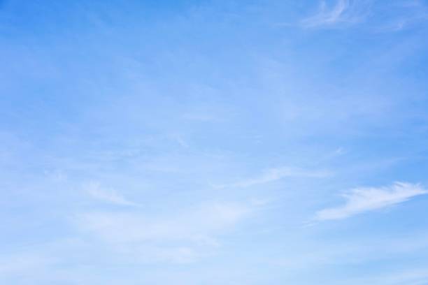 istock Fantastic soft white clouds against blue sky and copy space horizontal shape 2169843702
