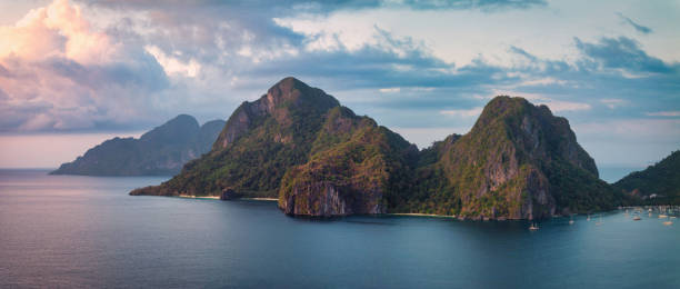 istock El Nido Coast Moody Sunset View Seven Commandos Beach 2169852148