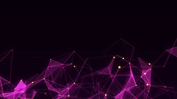 istock Global network connections. Abstract neural networks in cyberspace. Futuristic grid artificial intelligence. Technology virtual cyber dynamic. 3D rendering. 2169852542