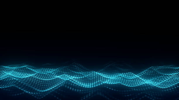istock Wave with motion dots and lines. Abstract digital background. Concept connection big data. Futuristic technology backdrop. 3D rendering. 2169852596