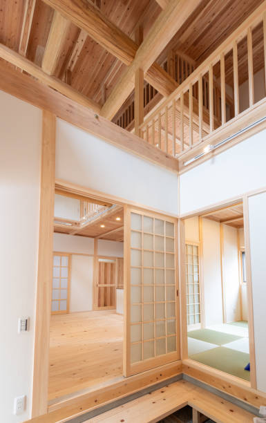 istock Detached house made from natural materials 2169852870