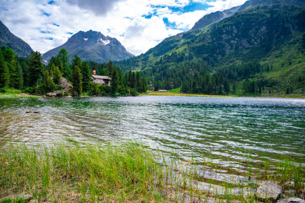 istock Cavlocc Lake, Engadine, Switzerland. 2169854524