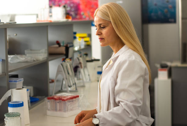Scientist Working in The Laboratory