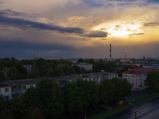 istock The Factory chimneys. 2169857044