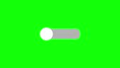 On And Off Toggle Switch Button Animation 4K Stock Video - Download ...