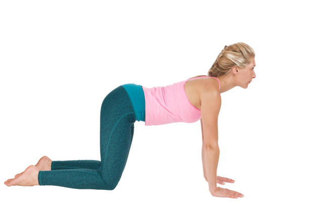 istock Yoga Majariasana step 4 2169863198