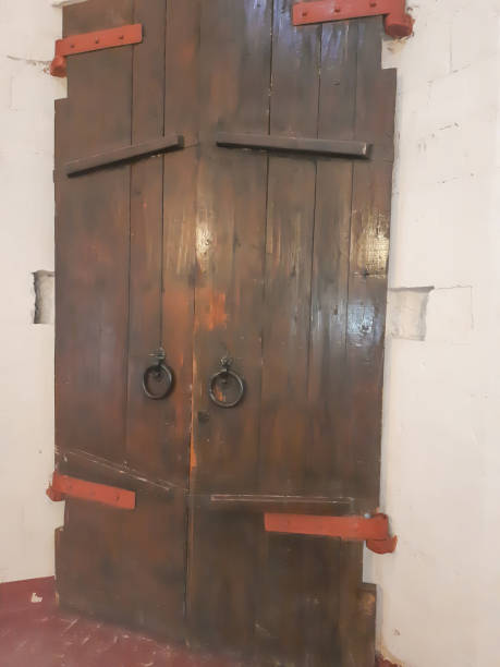istock Old massive historical doors. Entrance to the premises 2169863768