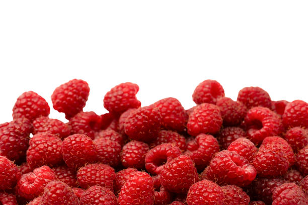 red raspberries textured background for design purpose