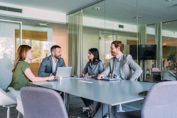 istock Business persons on meeting in the office. 2169865809