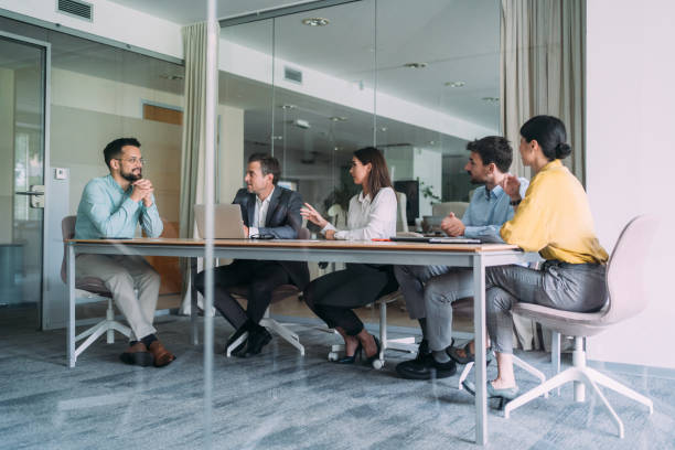 istock Business persons on meeting in the office. 2169865929