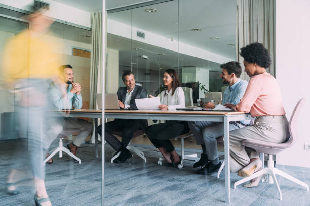 istock Business partners on meeting in the office. 2169865932