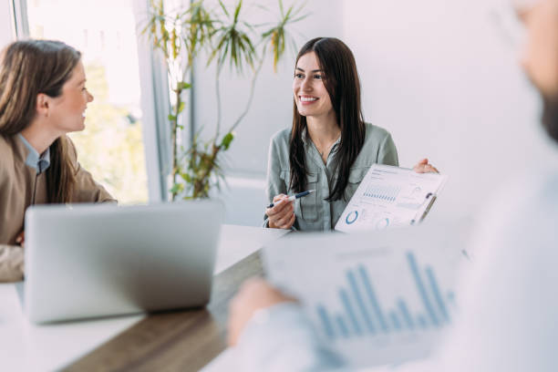 istock Team of professionals during a meeting. 2169867094