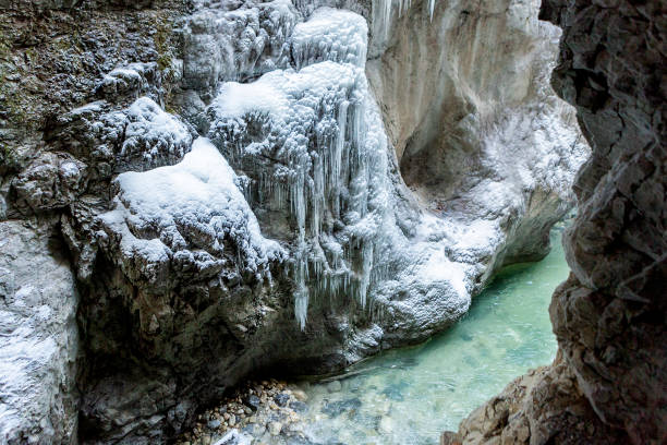 istock Partnachklamm or Partnach gorge in wintertime 2169868798