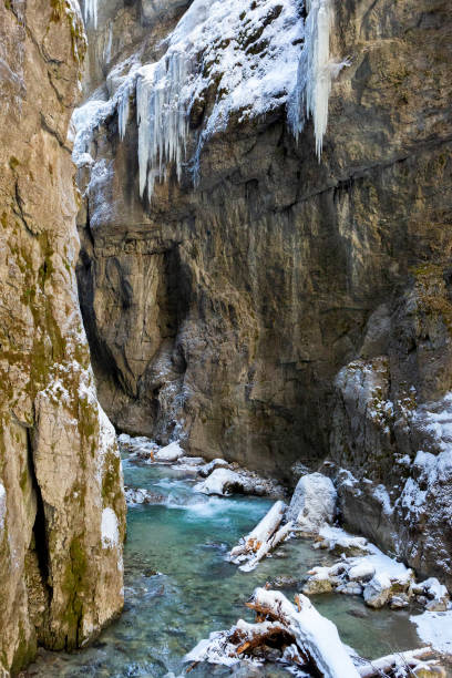 istock Partnachklamm or Partnach gorge in wintertime 2169868861